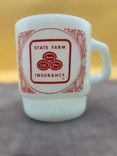 Fire-King スタッキングマグ State Farm アドマグのサムネイル