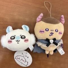 【最終値下げ】ちいかわモモンガマスコット　 くりまんじゅうあくまてんしのサムネイル