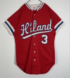 Wilson Hiland 刺繍ロゴ　USA製 80s ユニホーム Wilson Hiland 刺繍ロゴ USA製 80s ユニホーム - メルカリ