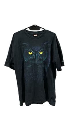 Tシャツ/プリントTシャツ/古着/黒/made in USA/アメリカ製のサムネイル