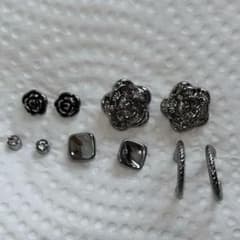 ピアス セット 5ペア シルバーカラーのサムネイル