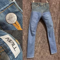 KIDILL 切り替えデザイン インディゴ デニム ジーンズ ドメスティック 
