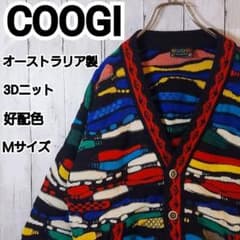 【COOGI】クージー オーストラリア製 好配色 ポロニット M～L相当 COOGI】クージー オーストラリア製 好配色 ポロニット M～L相当