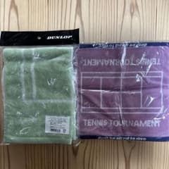 DUNLOP フェイスタオル TPT-7533 グリーン