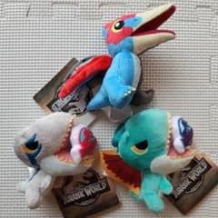 ジュラシック・ワールド　マスコット　ロゴかみつきVer.　半分化石Ver.