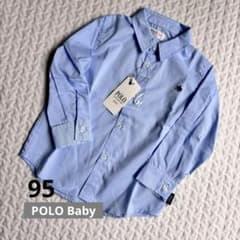 POLO Baby 長袖シャツ 95 ライトブルーのサムネイル