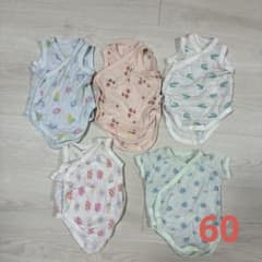 ベビー 肌着 ロンパース メッシュ 5枚セットのサムネイル