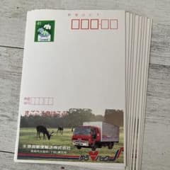 平成レトロ エコーはがき 広告付き 郵便はがき 郵便番号5桁 41円 10枚