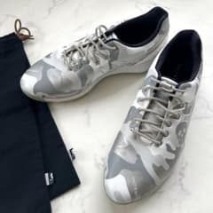 スーパーBマークアンドロナ アシックス ゴルフシューズ シルバー 靴 スーパーB様専用マークアンドロナ アシックス ゴルフシューズ シルバー