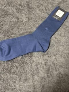 Christian Dior リブ編みソックス 青