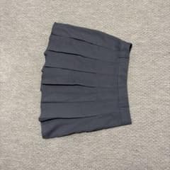 GU プリーツミニスカート グレー Lサイズのサムネイル