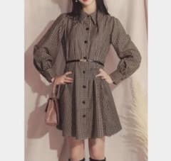 GRL 千鳥格子シャツワンピースのサムネイル