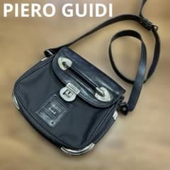 PIERO GUIDI ショルダーバッグ メタル 黒 - メルカリ