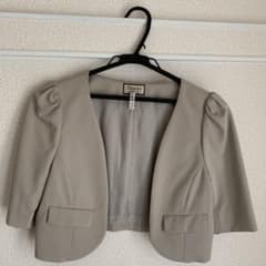 お呼ばれドレスにも◎ノーカラージャケットのサムネイル