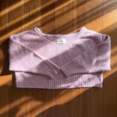 SNIDEL アンゴラショート丈ニットのサムネイル