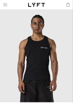LYFT ORIGINAL RIBBED タンクトップ ブラックのサムネイル