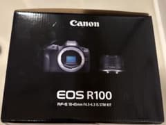 【未使用美品】キャノンEOS R100 ミラーレス一眼カメラ（箱付きほぼ未開封）のサムネイル