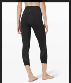 lululemon ルルレモン レギンス 黒 サイズ6 サブリナ丈 - メルカリ