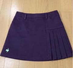 Le coq sportif ルコックスポルティフ レディース ゴルフスカート紫のサムネイル