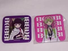 BABBI×귀멸의 칼날 츠유리 카나오 甘露寺 蜜璃 캔 배지