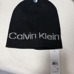 Calvin Klein ブラック ニット帽 15Z USオリジナルのサムネイル
