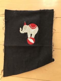 刺繍作品☆サーカスゾウのサムネイル