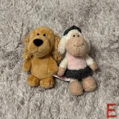 NICI ぬいぐるみキーホルダーセット(トイプードル・ひつじの女の子)のサムネイル