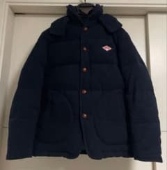 再出品】DANTON ダウンジャケット ネイビー 40 - メルカリ