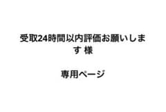 受取24時間以内評価お願いします 様専用ページのサムネイル