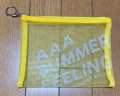 AAA メッシュポーチ イエローのサムネイル