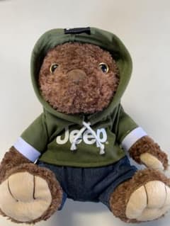 Jeep ジープ　ぬいぐるみ　クマさん　ジープベア　新品未使用　送料無料のサムネイル