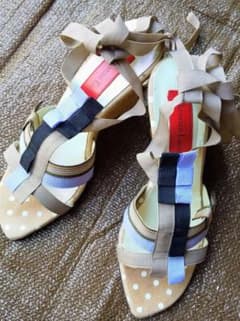 sale＊送料無料＊Christian Lacroix ウェッジソール サンダルのサムネイル