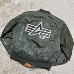 90's USA製 ALPHA リバーシブル MA-1 ブルゾンMサイズ 短丈 - メルカリ