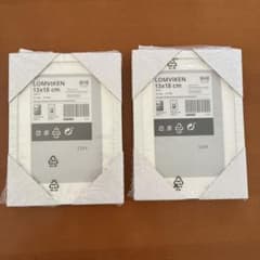 IKEA LOMVIKEN フレーム ２個ホワイト13x18cm