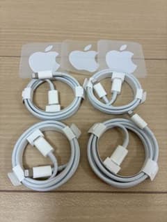 iPhone付属の純正品　ライトニングケーブル　4本セットのサムネイル