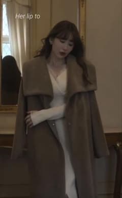 Her lip to Grace Wrap Coat (latte)M完売品 - メルカリ