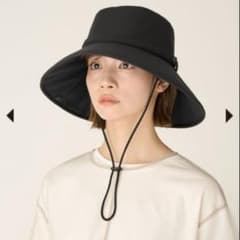 新品未使用 サンバリア100 ウィンドハット (ブラック-L) Lサイズ