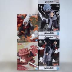 NARUTO 自来也 가마분타 족제비 카카시 피규어 4체 세트