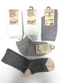 新品無印良品 キッズ 靴下 5足セット19〜23cmのサムネイル