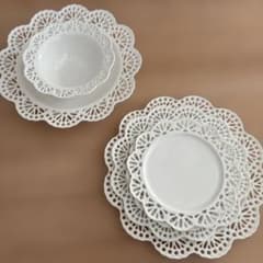 未使用含む　Francfranc　パニエレース（ホワイト）　食器6枚セット 未使用含む Francfranc パニエレース（ホワイト） 食器6枚セット