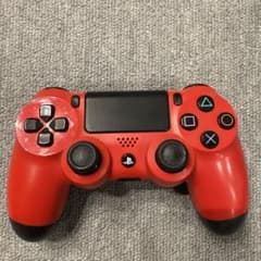 PS4 純正 ワイヤレスコントローラー 赤黒のサムネイル