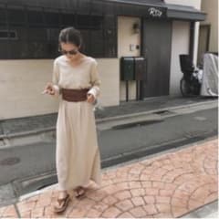 calme サイドスリットワッフルワンピースのサムネイル