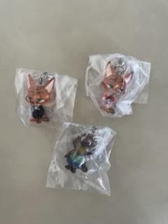 ズートピア めじるしアクセサリー　ガチャガチャ 3個セット - 2
