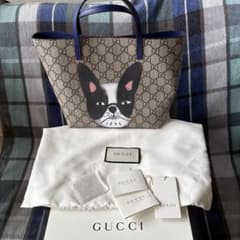 【訳あり】GUCCI チルドレンズ GGスプリーム ミニトート フレンチブル 犬 訳あり】GUCCI チルドレンズ GGスプリーム ミニトート フレンチブル 犬