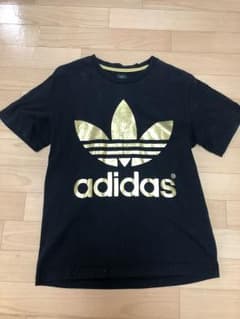アディダス adidas Tシャツ 黒 金のサムネイル