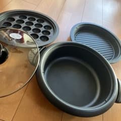 鍋のみTESCOM グリル鍋 たこ焼き器 GP9000 1300Wのサムネイル