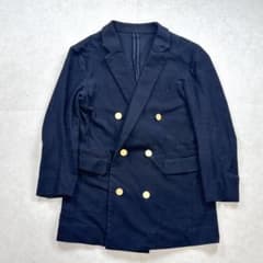 MACPHEE 7分袖 ダブル ブレザー 金ボタン 紺ブレ 36 - メルカリ
