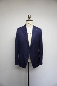 ◇LARDINI ネイビー テーラードジャケット サイズ46 本開き - メルカリ