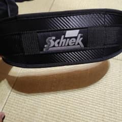 Schiek トレーニングベルト 　3004 M カーボン柄　美品のサムネイル