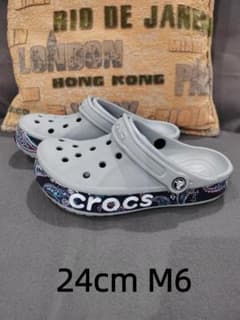 クロックス サンダル バヤバンド CROCS グレー 24cmのサムネイル
